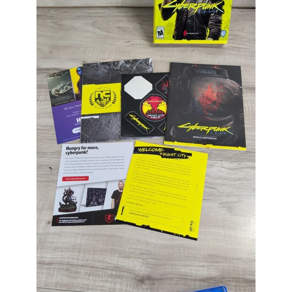 Cyberpunk 2077: Ultimate Edition - Sony PlayStation 4 PS4 - CIB W/ Extras